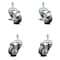 Service Caster 3 Inch Thermoplastic Rubber Swivel 3/8 Inch Threaded Stem Caster Brake SCC, 2PK SCC-TS20S314-TPRB-381615-2-TLB-2 - alternate 1